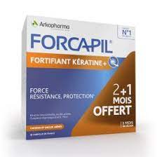 [ARK104] FORCAPIL FORTIFIANT KERATINE+ Anti-casse 2+1 mois offert 180