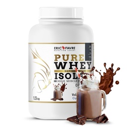 [EFW187] Pure Whey Protein Native 100% Isolate Chocolat 1.5kg