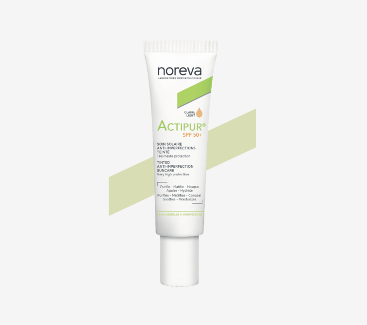 [LED085] Actipur Soin solaire anti-imperfections teinte SPF50+ Teinte claire